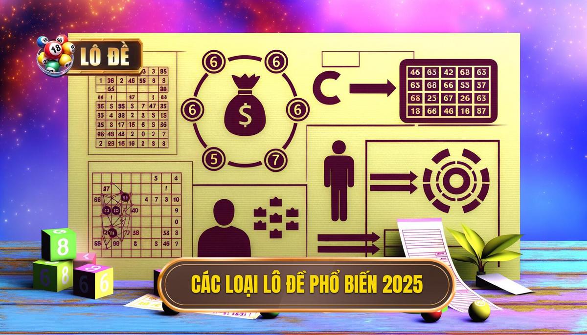 II. Các Loại Lô Đề Phổ Biến Nhất 2025 Theo Hình Thức Cược